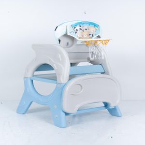 Silla de Comer para Bebe 3 en 1 Zoo Celeste