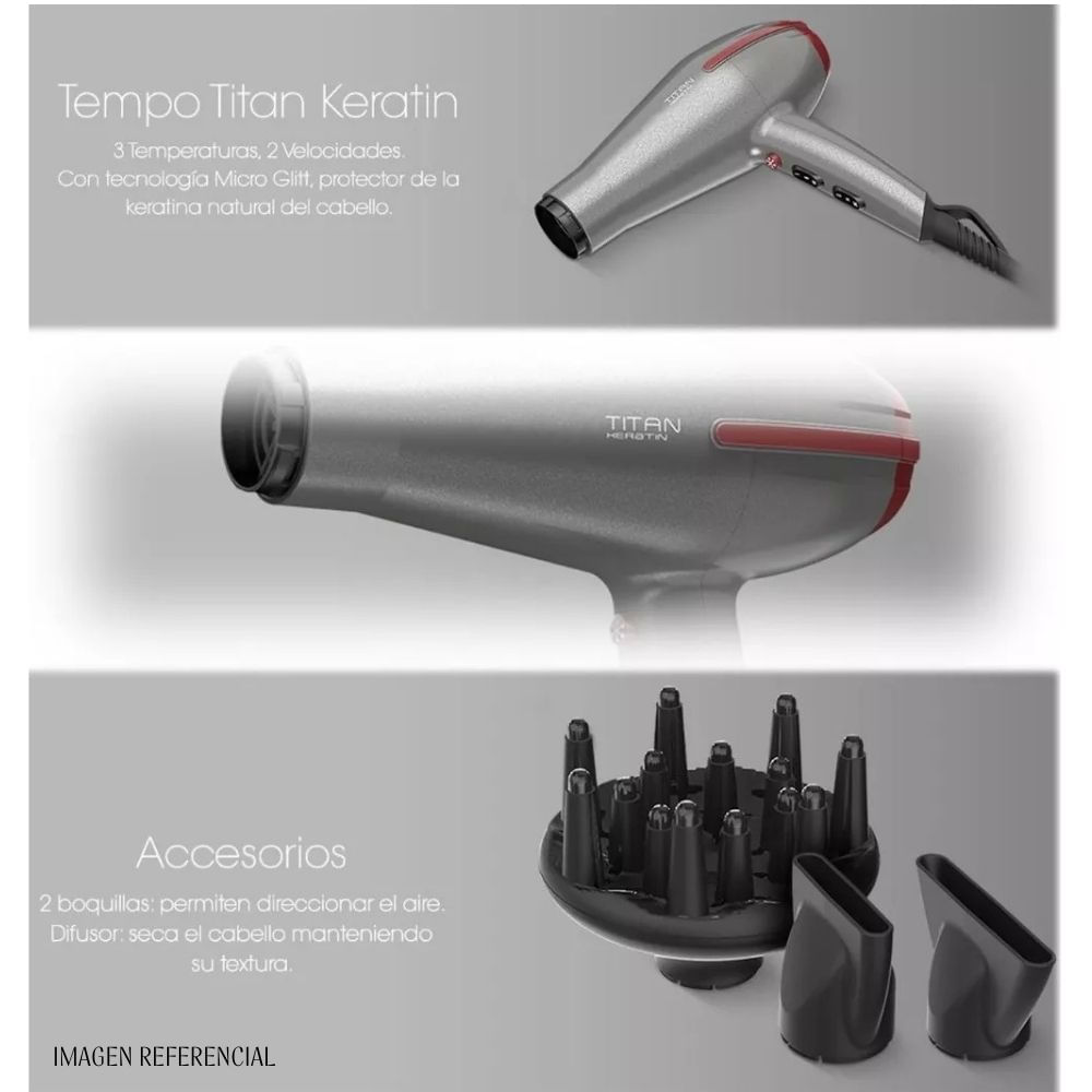 Titan Keratin Secador De Gama Keratina Secadora Gama Titan Keratin