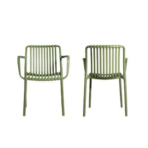 Silla de Comedor Lambite de Plástico Verde