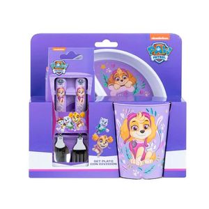 Vajilla Infantil Paw Patrol Nina Division Scool+Vaso+Cub 703801