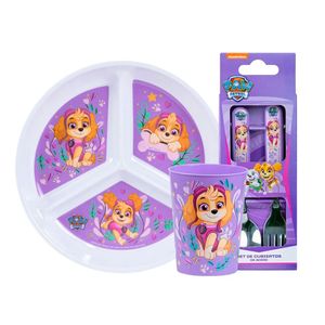 Vajilla Infantil Paw Patrol Nina Division Scool+Vaso+Cub 703801