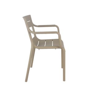 Silla de Comedor con Reposabrazos Campito Beige
