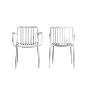 Silla de Comedor Lambite de Plástico Blanco