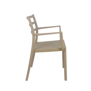 Silla de Comedor con Reposabrazos Hampton Beige