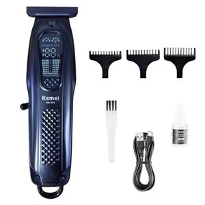 Máquina Cortadora de Cabello Profesional Kemei KM1675 Inalámbrica