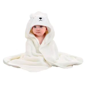 Toalla de Baño para Bebe con Capucha – Suave y Acogedora Crema