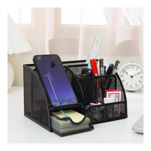 Organizador De Escritorio Útiles Porta Lápices Metálico W100