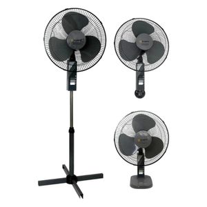 Ventilador 3 en 1 Imaco FS1631 de 16" con 3 Velocidades, Retroventilación y Rejilla Protectora - 45W