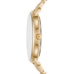 MICHAEL KORS Reloj de acero inoxidable para mujer con correa de acero | Oro