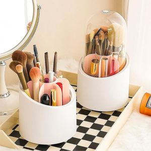 Organizador para Brochas de Maquillaje Giratorio Rosado  701RS02
