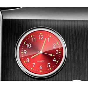 Reloj de Interior de Auto - Rojo