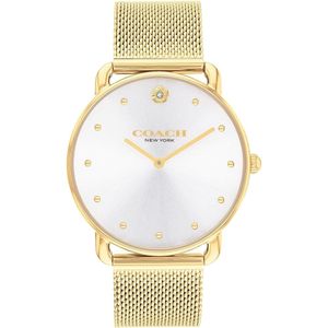 COACH Reloj Elliot de calidad premium con detalle iconico Resistente al agua 36mm | Oro