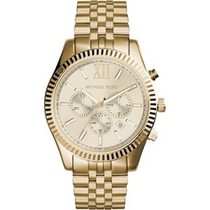 MICHAEL KORS Reloj cronógrafo Lexington de acero inoxidable | Oro