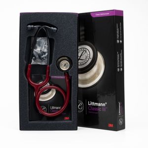 Estetoscopio Littmann® Classic III™ - Borgoña - Champagne Chestpiece Código 5864