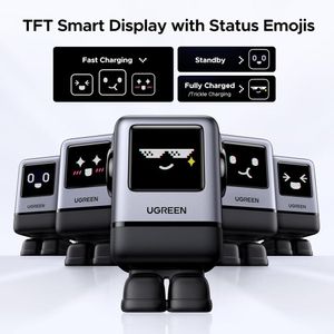 Ugreen Cargador GaN 100W USB-C con Pantalla TFT Magnético X688 - 45514