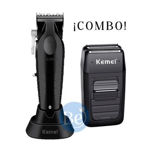 Combo Kemei Cortadora KM-2296 y Afeitadora Shaver KM-1102