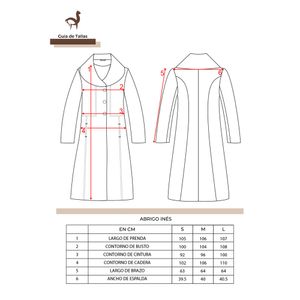 Abrigo Ines Barnie Lana Ecologica Only Alpaca