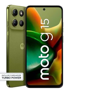 Smartphone MOTO G15 6.7" 4GB 128GB 50MP Verde