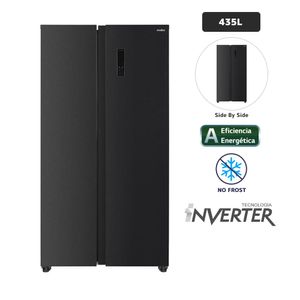 Refrigeradora MABE 435L No Frost Black steel
