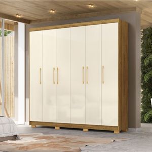 Ropero Natalia 6 Puertas 6 Cajones Internos