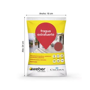 Fragua extrafuerte Premium Terracota 1kg Celima Weber