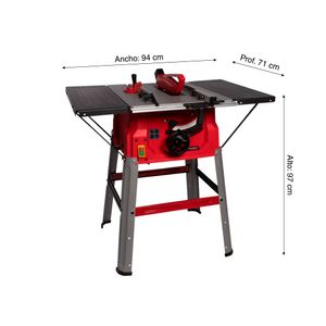 COMBO Sierra de mesa Einhell TC-TS 2025 1800W + Lijadora Orbital Einhell TC-OS 1520 150W 2mm