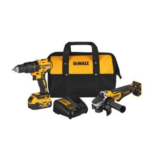 COMBO Dewalt Inalámbrico DCK248P1-K8: Taladro Percutor + Esmeril Angular + Rotomartillo + Bateria 5ah