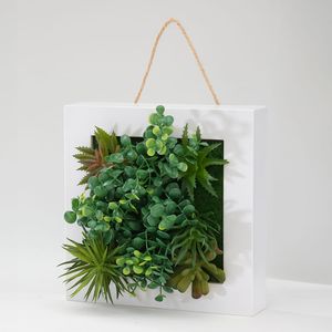 Cuadro con Plantas Artificiales Otoño Orange