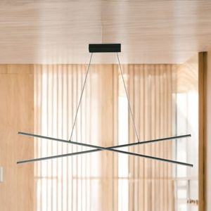 Lámpara Colgante LED Ikelite Modern 25W Luz Cálida Negro