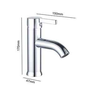 Mezcladora para Lavatorio Monocomando Orange Baja Neo Cromado