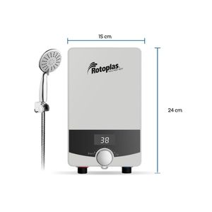 Rapiducha Eléctrica Rotoplas Avalon 4500w Gris