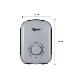 Rapiducha Eléctrica Rotoplas Sensitive Pro 5500w Gris