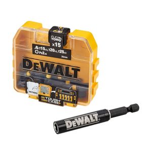 COMBO Dewalt Inalámbrico DCK287D2-K14: Taladro Percutor + Atornillador de Impacto + Esmeril + Set 16 Piezas