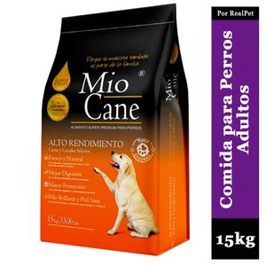 Comida Perro Mio Cane Super Premium Alto Rendimiento 15 kg