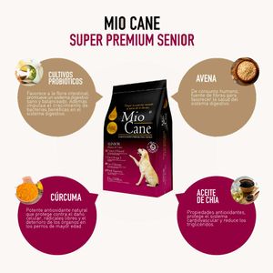 Comida para Perro Adulto Mio Cane Super Premium Senior 15 kg