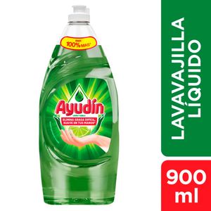 Lavavajillas Líquido Ayudin Limón y Sábila 900ml