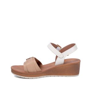 Sandalia D'orsay Casual CAMI-2502 Beige/Hueso ADV