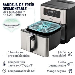 Freidora de Aire Digital Oster de 9L - CKSTAF90D