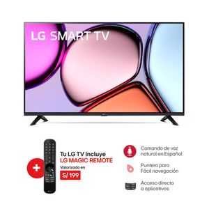 Televisor LG 32" LED Smart TV HD con Thinq AI 32LQ600B + Control Magic