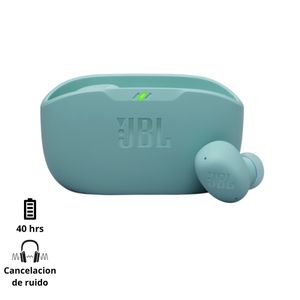 Audifonos Bluetooth JBL Vibe Buds 2 Verde Anc IP54 40hrs