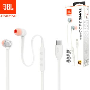 JBL Audifonos USB-C HI-RES Extra Bass + Ecualizador Tune 310C Blanco