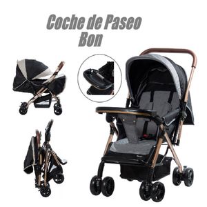 Coche de Paseo Bon Reclinable -Gris