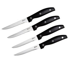 JUEGO DE CUCHILLOS OSTER 75681-04 METAL 4PZS GRANGER NEGRO