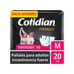 Pañal Cotidian Premium Tanga Talla M X 20 Unidades