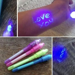 BOLÍGRAFO LAPIZ ESPÍA CON LUZ LED, BOLÍGRAFO  TINTA INVISIBLE