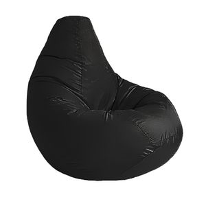 Puff Pera Negro HogarySpacios