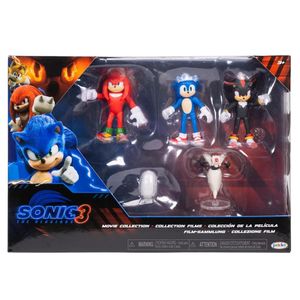 Multipack Figuras de Accion Sonic 3 The Movie