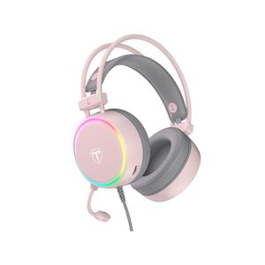 Audifonos Gamer T-Dagger Sona T-Rgh304P Pink