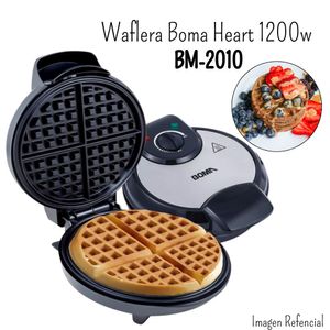 Waflera Boma Heart en forma de Circular 1200w BM-2010