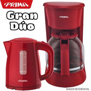 GRAN COMBO HERVIDOR PRIMA DE 1.7LT +CAFETERA PRIMA 1.8LT